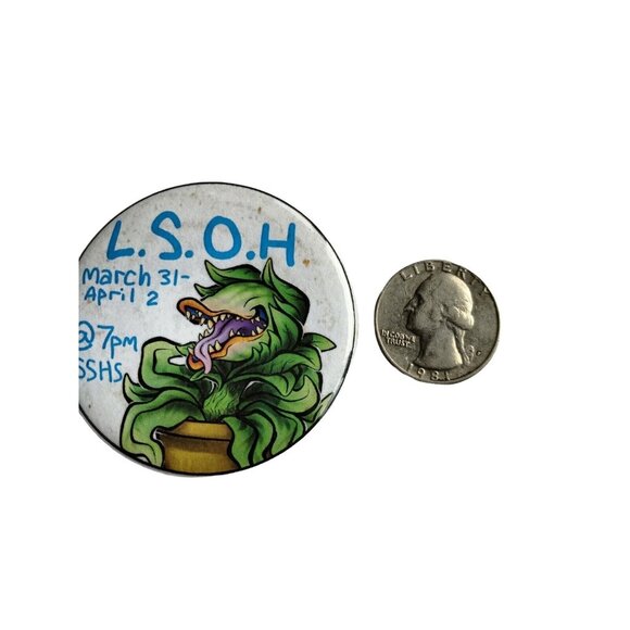 Little Shop of Horror Audrey Junior Backpack Pin Brooch Steamboat Springs HS - Picture 3 of 3